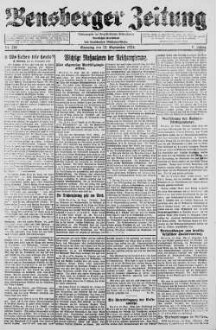 Bergisch Gladbacher Volkszeitung. 1906-1929