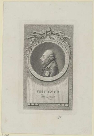 Bildnis des Friedrich II. von Preußen