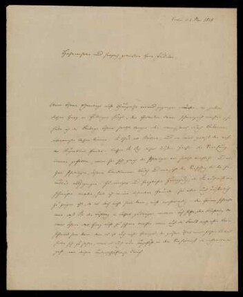 Brief von Karl Lachmann an Gustav Hugo, Berlin, 2.5.1838