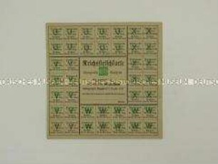 Reichsfleischkarte des Kommunalverbandes Glauchau