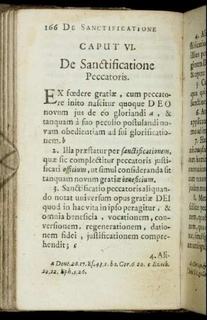 Caput VI. De Sanctificatione Peccatoris.