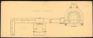 Deutsches Volksmuseum Schinkelwettbewerb 1935: Grundriss EG 1:200