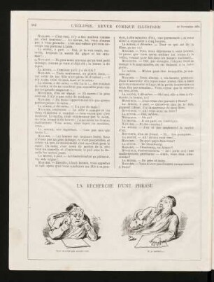 La recherche d'une phrase