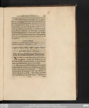 Tit. I. (IV. 8.) De Condictione furtiva.