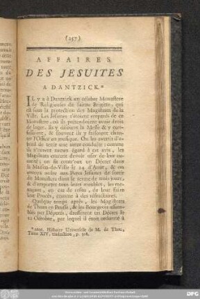 Affaires Des Jesuites A Dantzick.