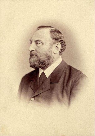 Die Mitglieder des Stadtrats der Residenzstadt Karlsruhe. Vierordt, Heinrich. Stadtrat 1875 - 1892