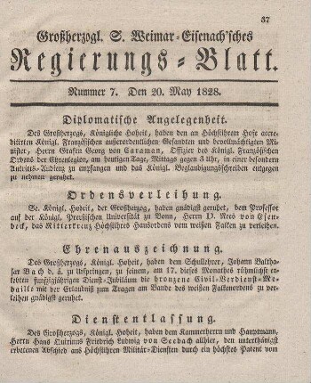 Nr. 7 : 20. May 1828