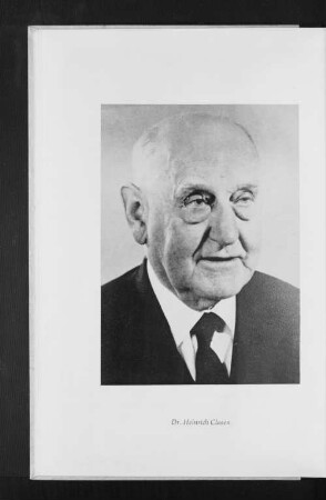 Dr. Heinrich Clasen
