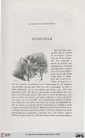 12: Meissonier : artistes contemporains