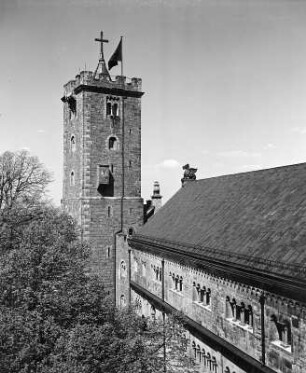 Eisenach. Wartburg (1067 gegründet). Hauptturm