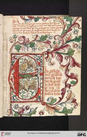 Descriptio Terrae Sanctae, Text: Der almehtige gott wart geborn Vnd gemartelt...
