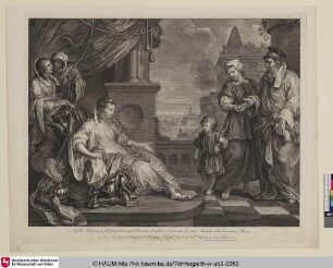 [Moses wird zur Tochter des Pharaos gebracht; Moses brought to Pharaoh's Daughter]