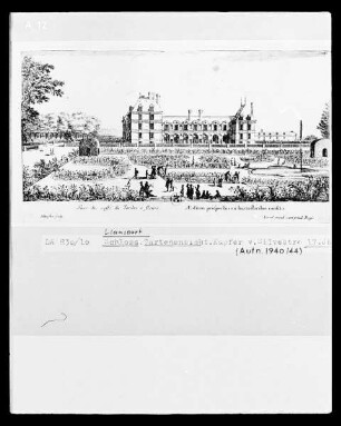 Liancourt: Gartenansicht Château de la Rochefoucauld