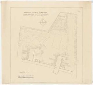 Gartenanlage Evangelische Volksschule, Erkrath: Bepflanzungsplan, 2. Bauabschnitt 1:200
