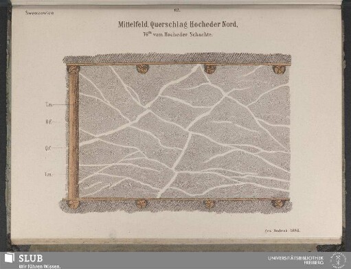 62. Mittelfeld, Querschlag Hocheder Nord, 76m vom Hocheder Schachte