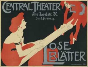 Zentral Theater. Lose Blätter