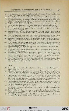 Zinn (Nr. 450-492)