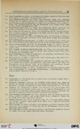 Zinn (Nr. 450-492)