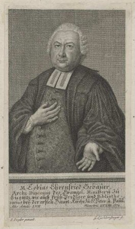 Bildnis des Tobias Ehrenfried Gebauer