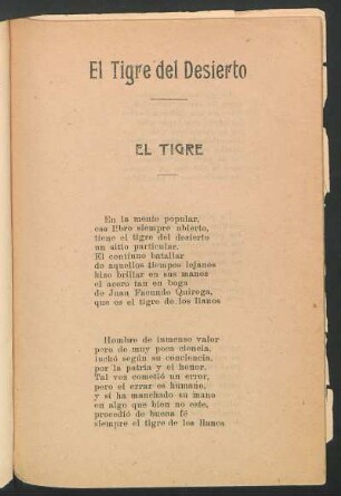 El tigre