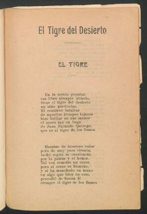 El tigre