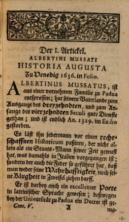 Hamburgische Bibliotheca historica, der studierenden Jugend zum Besten zusammengetragen. 5, 5. 1717