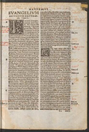 Evangelium Secundum Matthaeum.