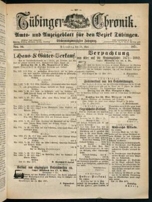 407-430, 16. Mai (Nro. 94) - 23. Mai (Nro. 98)