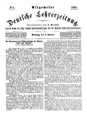 Die Bedeutung der Bildungsfrage für Gegenwart und Zukunft : (Schluß folgt)