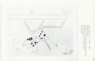 Flugschule (Diplomarbeit bei Peter Poelzig): Lageplan 1:1000