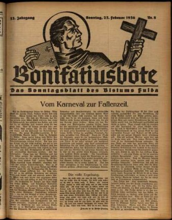 Ausgabe vom Sonntag, den 23. Februar 1936.