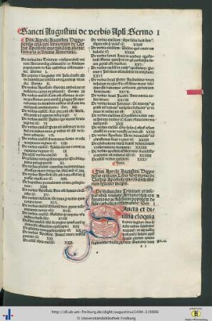 Sermonum de Verbis Apostoli quorundamque aliorum summaria ac brevis Annotatio