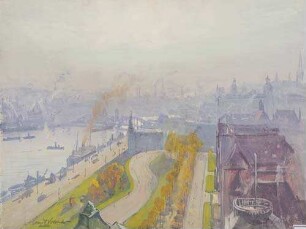 Stettin : Hakenterrasse und Hafen