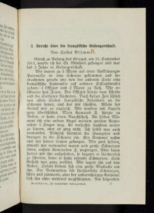 33-43, 2. Bericht über die französische Gefangenschaft