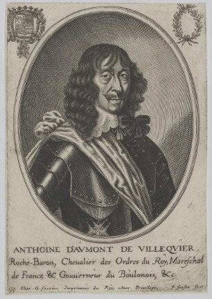 Bildnis des Anthoine d'Avmont de Villeqvier Roche-Baron