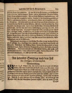 855-877, Am siebenden Sonntage nach dem Fest der Heiligen Dreyeinigkeit