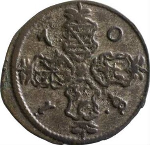 Münze, Pfennig, 1708