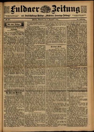 Ausgabe vom Mittwoch, den 08. November 1899.