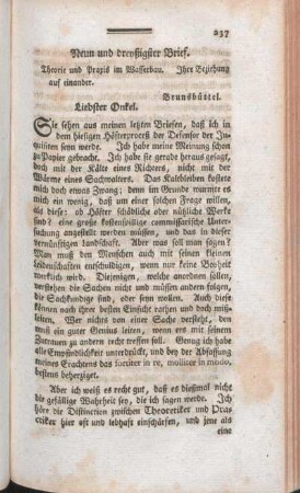 Neun und dreyßigster Brief.