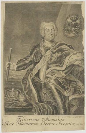 Bildnis des Fridericus Augustus, Rex Poloniarum