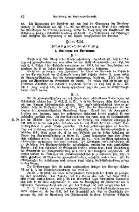 Dritter Titel. Zwangsversteigerung.