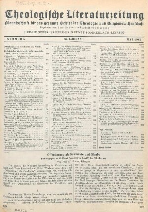 321-330 Offenbarung als Geschichte und Glaube