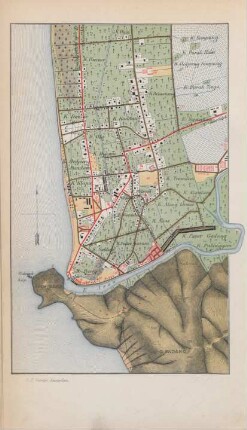 Platte grond van Padang