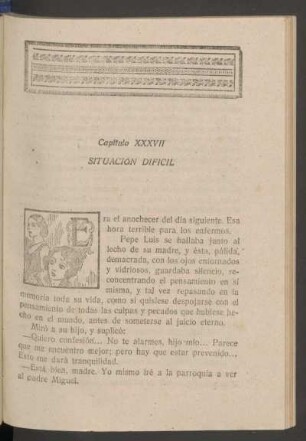 Capítulo XXXVII - Situación dificil