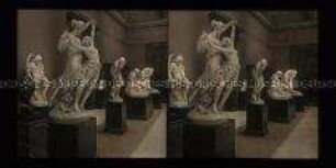 Saal mit Gruppe von Statuen, Archäologisches Nationalmuseum Neapel