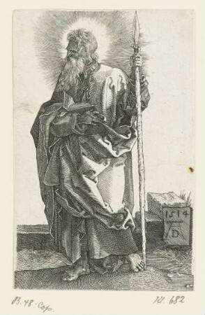 Apostel Thomas, aus: "Fünf Apostel"
