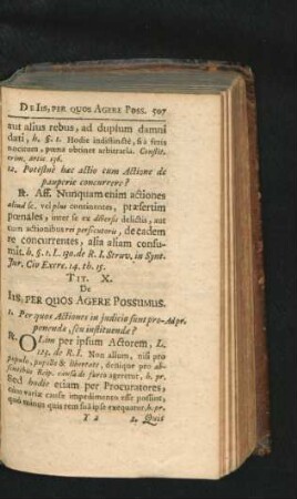 Tit. X. De Iis, Per Quos Agere Possumus.