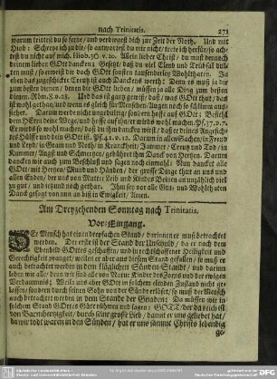 Am Dreyzehenden Sonntag nach Trinitatis