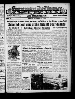 Stadtanzeiger für Castrop-Rauxel und Umgebung : Castroper Zeitung, Rauxeler Neueste Nachrichten ; [...] ; Herner Zeitung
