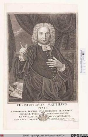 Bildnis Christoph Matthäus Pfaff
